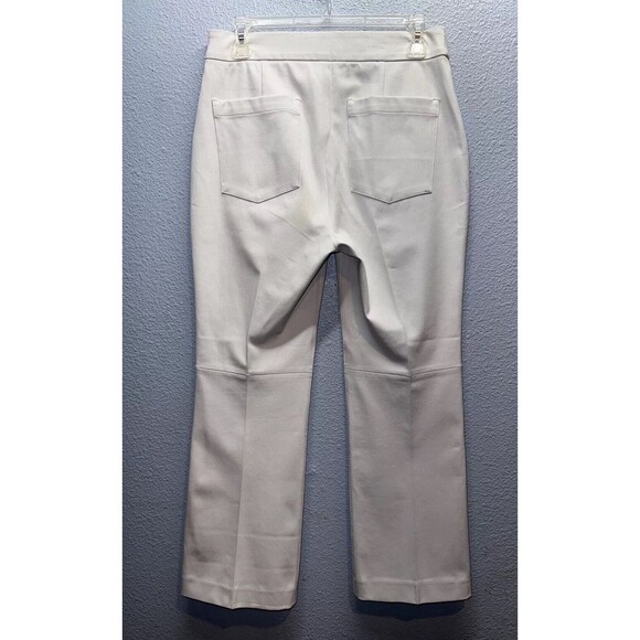 New Spanx Women Pants Size Medium Classic White Kick Flare Pull On High Waisted - Picture 7 of 16